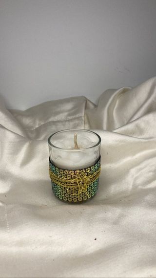 Vela aromática (Copo decorado)