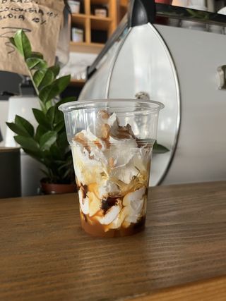 Affogato salted caramel