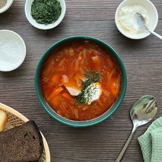 Борщ с говядиной