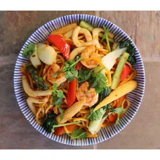 Seafood stir fry