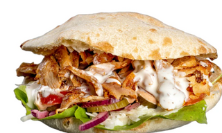 Panino kebab completo