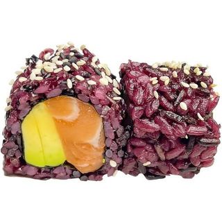 207. Uramaki Black Salmón