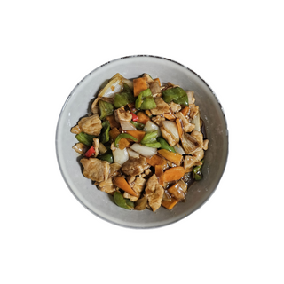 Cerdo con salsa picante