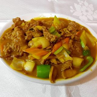 Ternera al curry picante