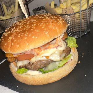 Burguer clásica doble 