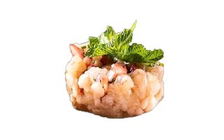 44.Tartare di gamberi cotti