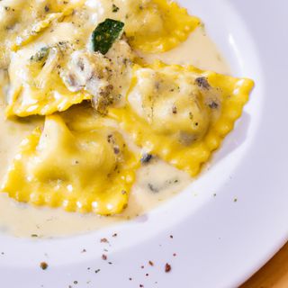 Raviolis Rellenos De Cuatro Quesos