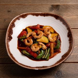 Salteado  Kapraw De  Langostinos