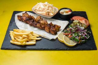 Frigărui de pui la farfurie