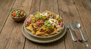 Nachos de machaca