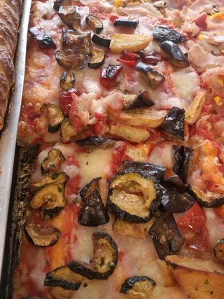 Pizza al taglio ortolana