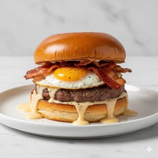 Burger Carbonara