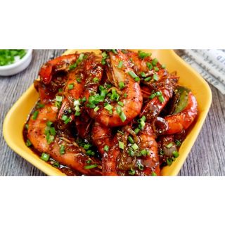 Girley Prawns In Pepper Sauce