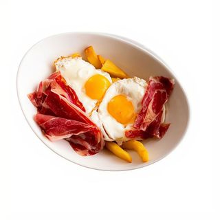 Plato estilo rotos de manitas deshuesadas