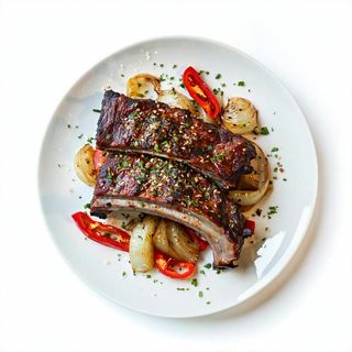 Costine maiale sale pepe