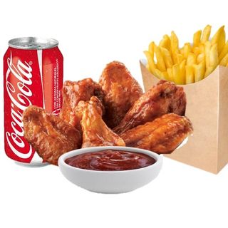 Menú Alitas De Pollo Fritas