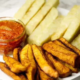 Yam And Pepper Sauce