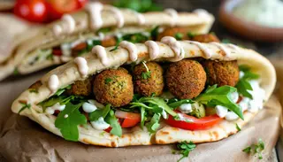 Panino falafel