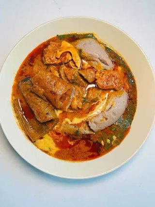2 wraps of Amala + Gbegiri + Ewedu + 2 Assorted