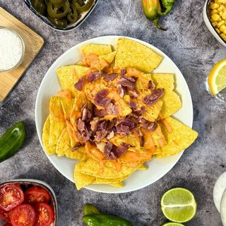 Nachos con Bacon