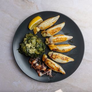 Lignje sa pršutom i kačkavaljem