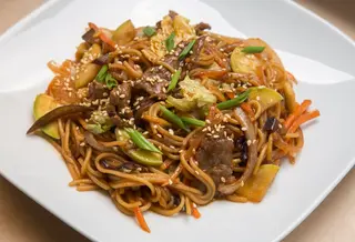 Vermicelles Sautées au Bœuf