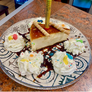 Tarta de queso (porción)