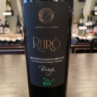 Montepulciano D Abruzzo Retro’ 2019 Biagi