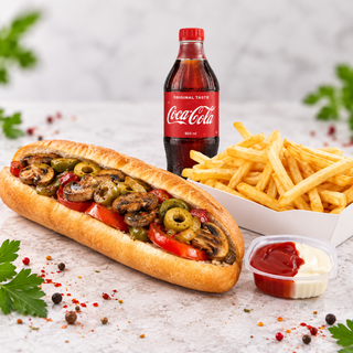 Menu Vegetarian Baguette