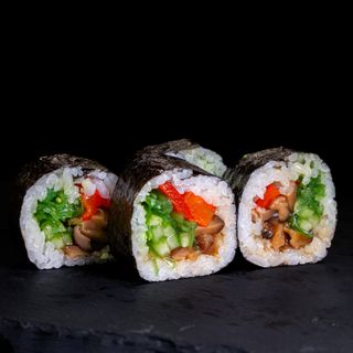  Futomaki Vegano Con Setas Shiitake r#34  