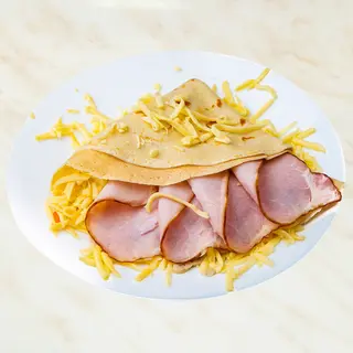 Palačinka šunka i pečenica