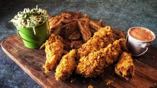 Meniu Crispy Strips Pui De 5 Bucăți