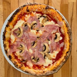 Pizza Jamón Y Champiñones (33 Cm.)