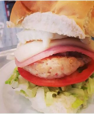 Hamburguesa De Pollo De Corral Súper