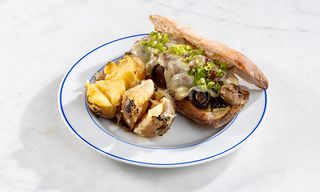 ტყის სოკოს ლავაში