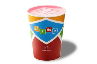 Pink cappuccino