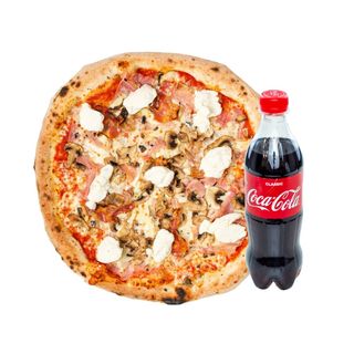 Zagrebačka pizza + Coca Cola 0.5l