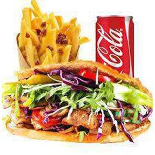 Panino kebab - menù