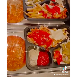 Shaorma de pui la farfurie 