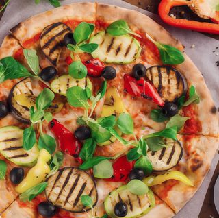 Pizza vegetal (30 cm.)