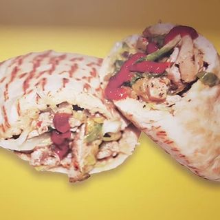 Pita carne y verduras