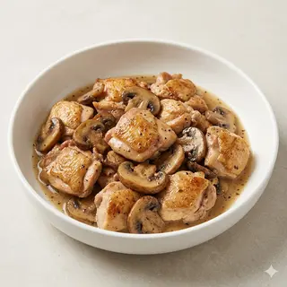 Pollo Con Champiñones