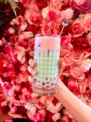 Strawberry latte menta