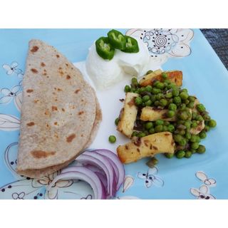 Peas Chapati