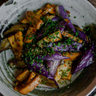 Berenjena China al wok