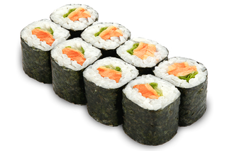 Рол Макі лосось хіяші (130г)