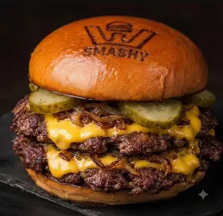Pickle Smash Burger