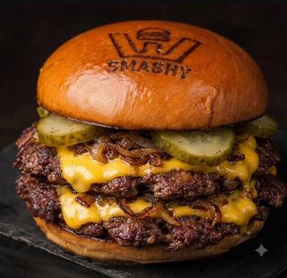 Pickle Smash Burger