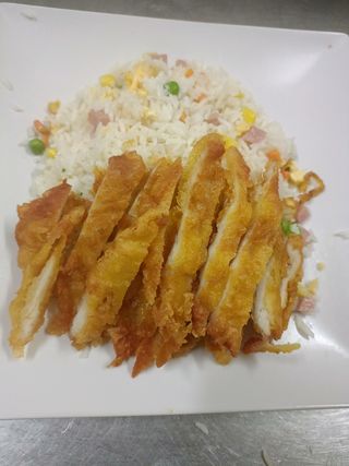 Arroz Fritos Con Pechuga De Pollo