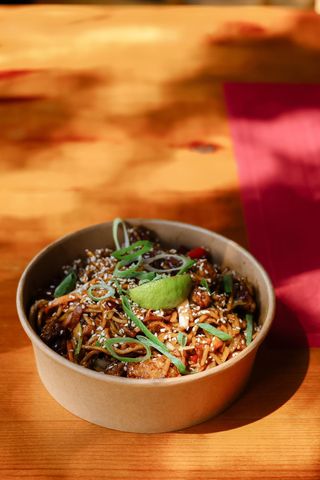 Makaron z kurczakiem